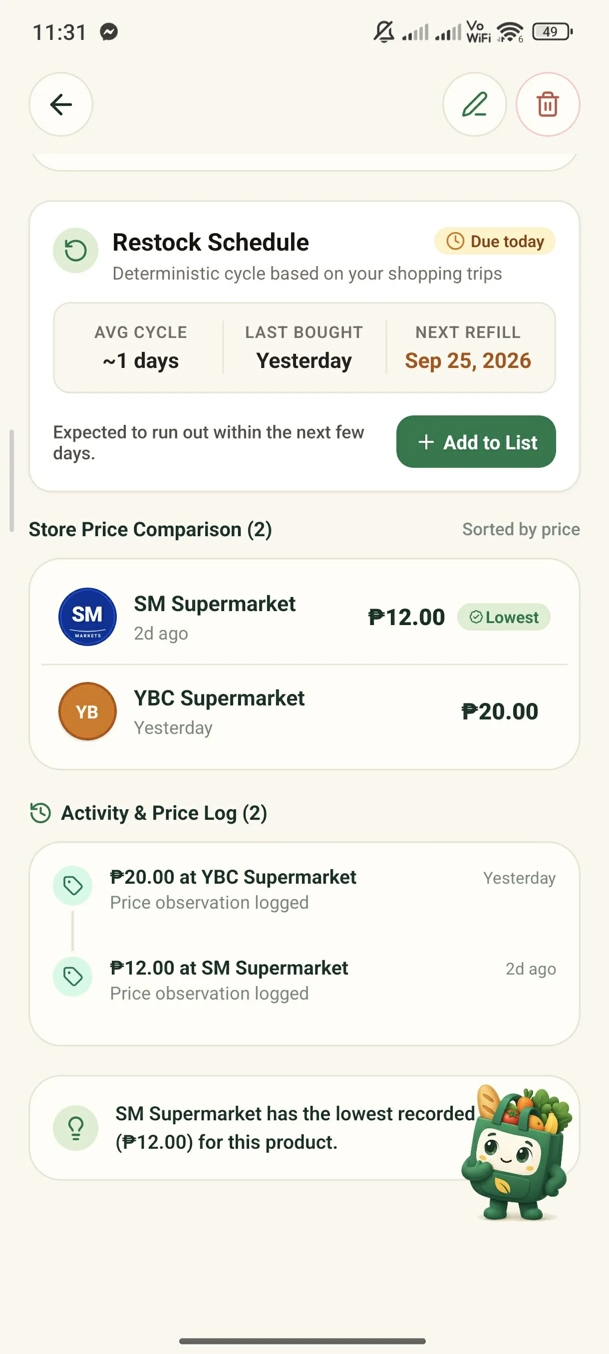 Multi-Store Price Comparison - Step 3: Check Single Product Prices